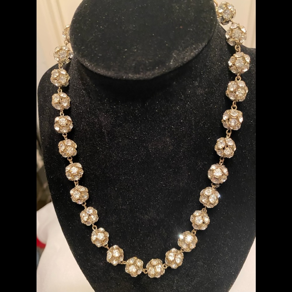 Chain Rhinestone Necklace - Picture 2 of 2
